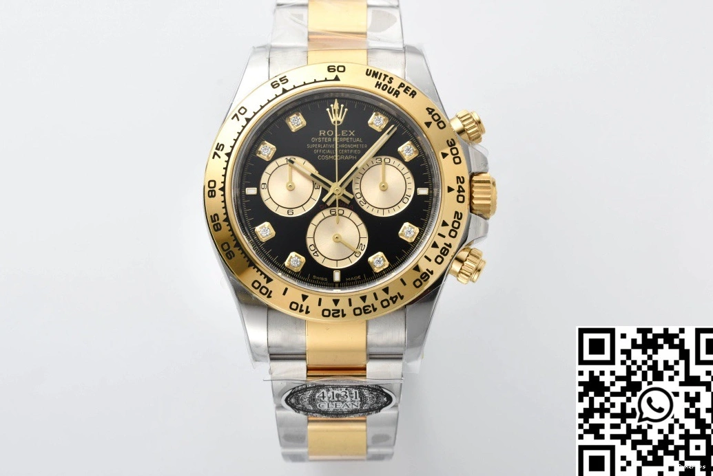 Gold Bezel Rolex Diamond Cosmograph Daytona Hourmarker M126503 Clean Factory 0105